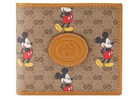 cartera gucci mickey|gucci mickey mouse wallet.